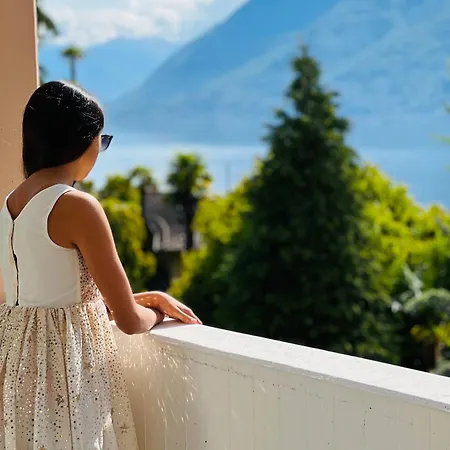 Enchanting View Of Maggiore Mountains