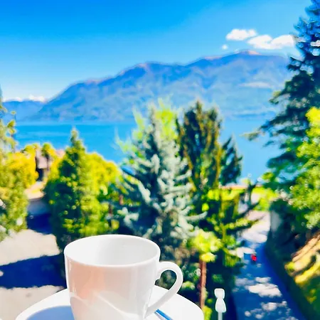 Enchanting View Of Maggiore Mountains Apartamento Brissago